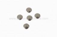 COLGANTE REDONDO CHAPA LISA ZAMAK BAO PLATA 9mm