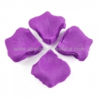 100 Ptalos de Rosa de tela 5x5cm Violeta