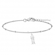 Pulsera cadena con la Giralda de Sevilla Acero inoxidable