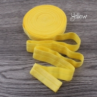 1 metro de cinta elstica amarillo 16mm