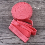 1 metro de cinta elstica rosa coral 16mm