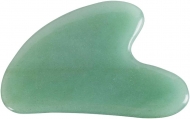 Masajeador facial Gua Sha piedra natural Aventurina Verde 5.5x8cm
