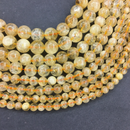 10 BOLAS PIEDRA CITRINO 8mm