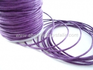 1 METRO DE ALGODN ENCERADO 1.5mm. MORADO