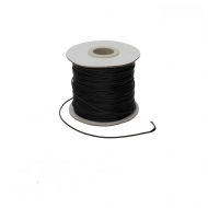 Bobina de hilo encerado coreano (negro) 1mm aprox. 80 metros aprox.