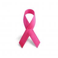 Lazo solidario rosa con imperdible metlico