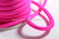 1 METRO DE CORDON DE LYCRA FUXIA FLOR 4mm