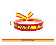 Pulsera Espaa Viva , cierre corredero Acero