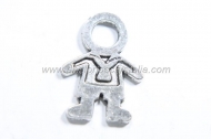5 NIOS PLATA ANTIGUA 21x16mm