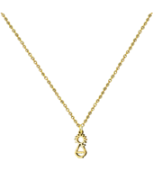 Colgante Virgen Covadonga Acero Dorado