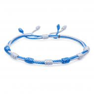 1 Pulsera de los 7 nudos ajustable macram� Galicia