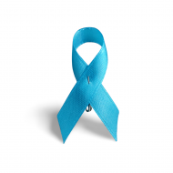 Lazo solidario azul claro con imperdible metlico