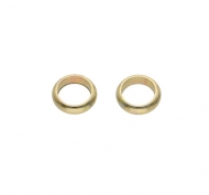 5 Arandelas acero inoxidable dorado 7x2mm (int. 5mm)