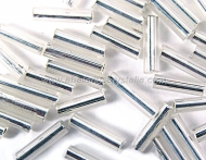 20 GR ROCALLA CANUTILLO 7x2mm PLATEADO EFECTO PLATA