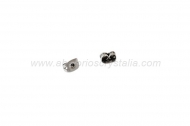 10 TRASERAS PARA PENDIENTE ZAMAK BAO PLATA 6x3mm