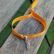 Pulsera fallera con seera y colgante fallero mod.2