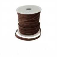 1 bobina 20 metros terciopelo elstico Marrn 10mm