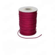 Bobina de hilo encerado coreano (fucsia) 1.5mm 80 metros aprox.