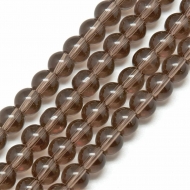 TIRA DE 30 BOLAS DE CRISTAL 10mm GRIS