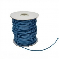 Bobina de hilo encerado coreano (azul) 2mm aprox. 75 metros aprox.