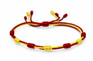 1 Pulsera de los 7 nudos ajustable macram� Murcia