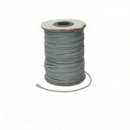 Bobina de hilo encerado coreano (gris) 1.5mm 80 metros aprox.