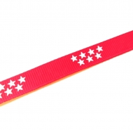 1 metro de cinta bandera Comunidad de Madrid nylon doble cara 10mm