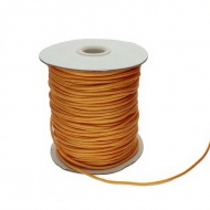 Bobina de hilo encerado coreano (amarillo) 2mm aprox. 75 metros aprox.