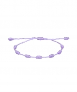 1 Pulsera de los 7 nudos ajustable macram lila