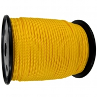 1 metro de cordón náutico amarillo 3mm