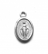 Colgante Virgen Milagrosa 10x6mm plata 925