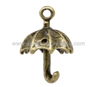 COLGANTE PARAGUAS BRONCE 20x14mm