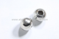 10 BOLAS ESPACIADORAS PLATA ANTIGUA 10mm