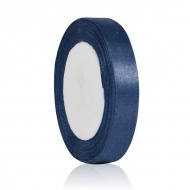 1 METRO DE CINTA DE RASO 10mm AZUL MARINO OSCURO
