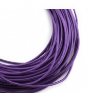 1 METRO DE CORDN CUERO MORADO PRPURA 2mm