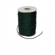 Bobina de hilo encerado coreano (verde pino) 1.5mm 80 metros aprox.