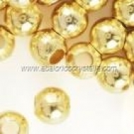 30 BOLAS ESPACIADORAS DORADAS 6MM