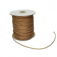 Bobina de hilo encerado coreano (marron) 2mm aprox. 75 metros aprox.