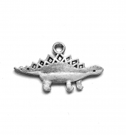 5 DINOSAURIOS PLATA ANTIGUA 27.5x15mm