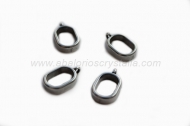 COLGADOR CON ANILLA ZAMAK BAO PLATA 16x9.5mm