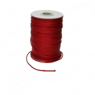 Bobina de hilo encerado coreano (rojo) 1.5mm 80 metros aprox.