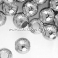 50 BOLAS ESPACIADORAS PLATA ANTIGUA 4MM