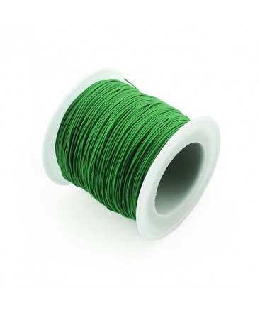 Bobina nylon trenzado 0.8mm verde 80 metros