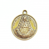 5 Medalla N Sra del Roco. Dorado viejo 23x20mm