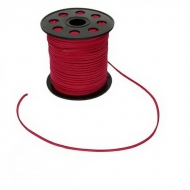 1 Bobina de Antelina 3mm, 80 metros. Rojo/Fucsia Oscuro