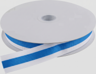 1 metro de cinta bandera Galicia nylon a doble cara 15mm