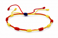1 Pulsera de los 7 nudos ajustable macram� Baleares