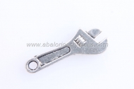 5 COLGANTES LLAVE INGLESA PLATA ANTIGUA 23x9mm