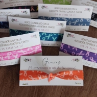 Tarjeta personalizada a doble cara 10x5cm + embolsado celof�n + colocaci�n de pieza de joyer�a/bisuter�a