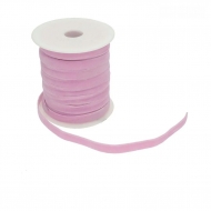 1 bobina 20 metros terciopelo elstico rosa 10mm